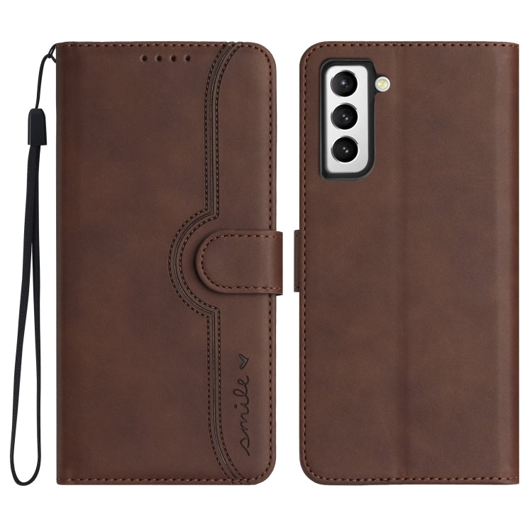 Heart Pattern Skin Feel Leather Phone Case, For Samsung Galaxy S10e, For Samsung Galaxy S20, For Samsung Galaxy S20 FE 5G, For Samsung Galaxy S20+, For Samsung Galaxy S20 Ultra, For Samsung Galaxy S21 5G, For Samsung Galaxy S21 FE 5G                   ...