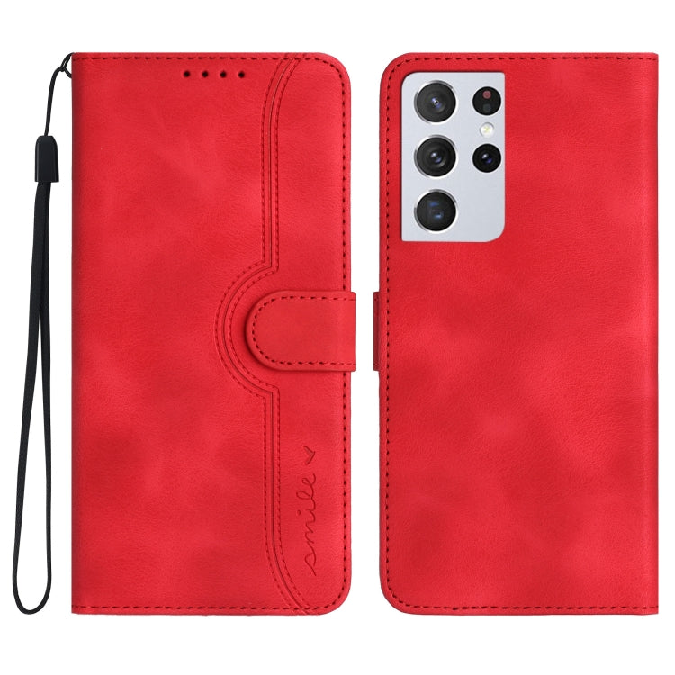 Heart Pattern Skin Feel Leather Phone Case, For Samsung Galaxy S21 Ultra 5G, For Samsung Galaxy S22 5G, For Samsung Galaxy S22+ 5G, For Samsung Galaxy S22 Ultra 5G, For Samsung Galaxy S23 5G, For Samsung Galaxy S23+ 5G, For Samsung Galaxy S23 Ultra 5G ...