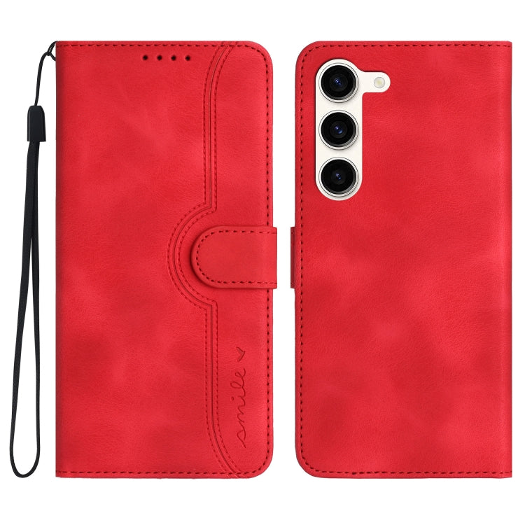 Heart Pattern Skin Feel Leather Phone Case, For Samsung Galaxy S21 Ultra 5G, For Samsung Galaxy S22 5G, For Samsung Galaxy S22+ 5G, For Samsung Galaxy S22 Ultra 5G, For Samsung Galaxy S23 5G, For Samsung Galaxy S23+ 5G, For Samsung Galaxy S23 Ultra 5G ...