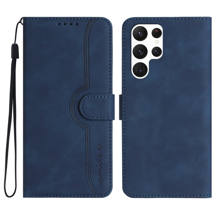 Heart Pattern Skin Feel Leather Phone Case, For Samsung Galaxy S21 Ultra 5G, For Samsung Galaxy S22 5G, For Samsung Galaxy S22+ 5G, For Samsung Galaxy S22 Ultra 5G, For Samsung Galaxy S23 5G, For Samsung Galaxy S23+ 5G, For Samsung Galaxy S23 Ultra 5G ...