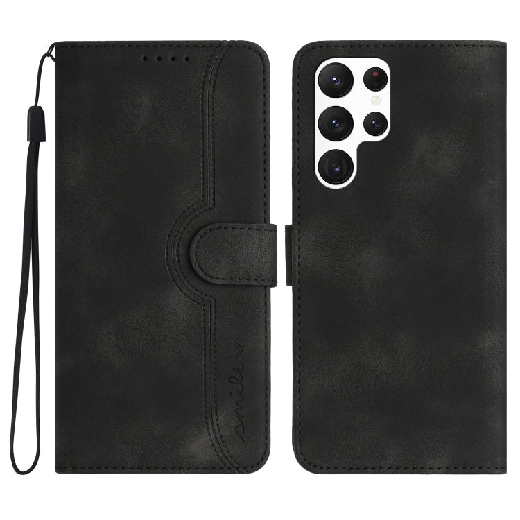 Heart Pattern Skin Feel Leather Phone Case, For Samsung Galaxy S21 Ultra 5G, For Samsung Galaxy S22 5G, For Samsung Galaxy S22+ 5G, For Samsung Galaxy S22 Ultra 5G, For Samsung Galaxy S23 5G, For Samsung Galaxy S23+ 5G, For Samsung Galaxy S23 Ultra 5G ...