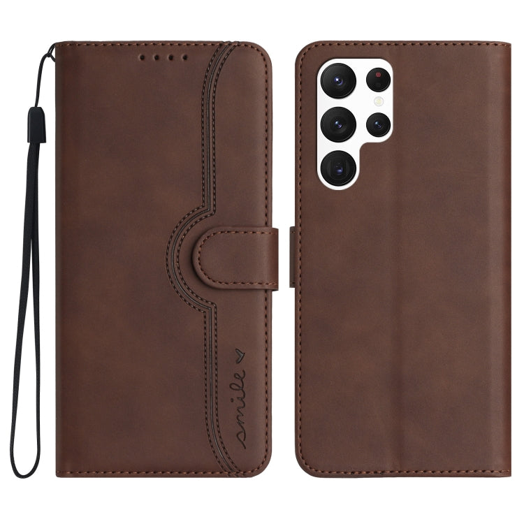 Heart Pattern Skin Feel Leather Phone Case, For Samsung Galaxy S21 Ultra 5G, For Samsung Galaxy S22 5G, For Samsung Galaxy S22+ 5G, For Samsung Galaxy S22 Ultra 5G, For Samsung Galaxy S23 5G, For Samsung Galaxy S23+ 5G, For Samsung Galaxy S23 Ultra 5G ...