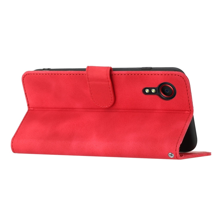 Heart Pattern Skin Feel Leather Phone Case, For Samsung Galaxy Xcover 5, For Samsung Galaxy Xcover6 Pro