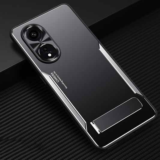 Blade Series TPU + Titanium Alloy Phone Case with Holder, For OPPO A1 Pro / A98, For Realme GT Neo5, For Honor Magic5 Pro, For Honor Magic5