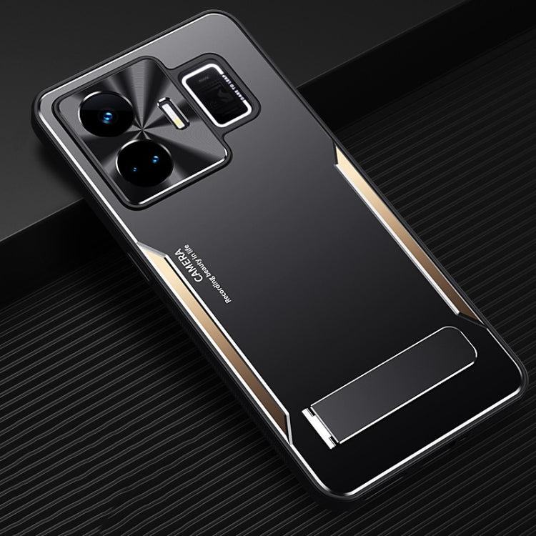 Blade Series TPU + Titanium Alloy Phone Case with Holder, For OPPO A1 Pro / A98, For Realme GT Neo5, For Honor Magic5 Pro, For Honor Magic5