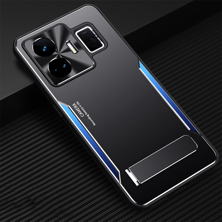 Blade Series TPU + Titanium Alloy Phone Case with Holder, For OPPO A1 Pro / A98, For Realme GT Neo5, For Honor Magic5 Pro, For Honor Magic5