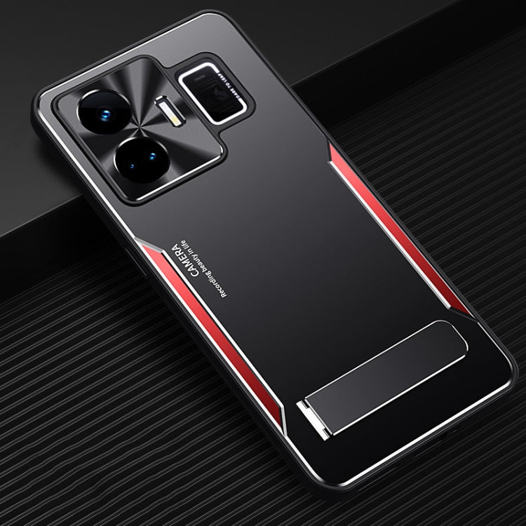 Blade Series TPU + Titanium Alloy Phone Case with Holder, For OPPO A1 Pro / A98, For Realme GT Neo5, For Honor Magic5 Pro, For Honor Magic5