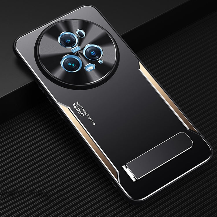Blade Series TPU + Titanium Alloy Phone Case with Holder, For OPPO A1 Pro / A98, For Realme GT Neo5, For Honor Magic5 Pro, For Honor Magic5