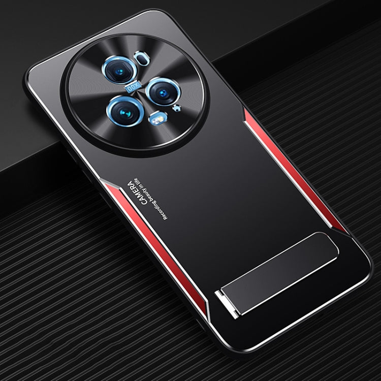 Blade Series TPU + Titanium Alloy Phone Case with Holder, For OPPO A1 Pro / A98, For Realme GT Neo5, For Honor Magic5 Pro, For Honor Magic5