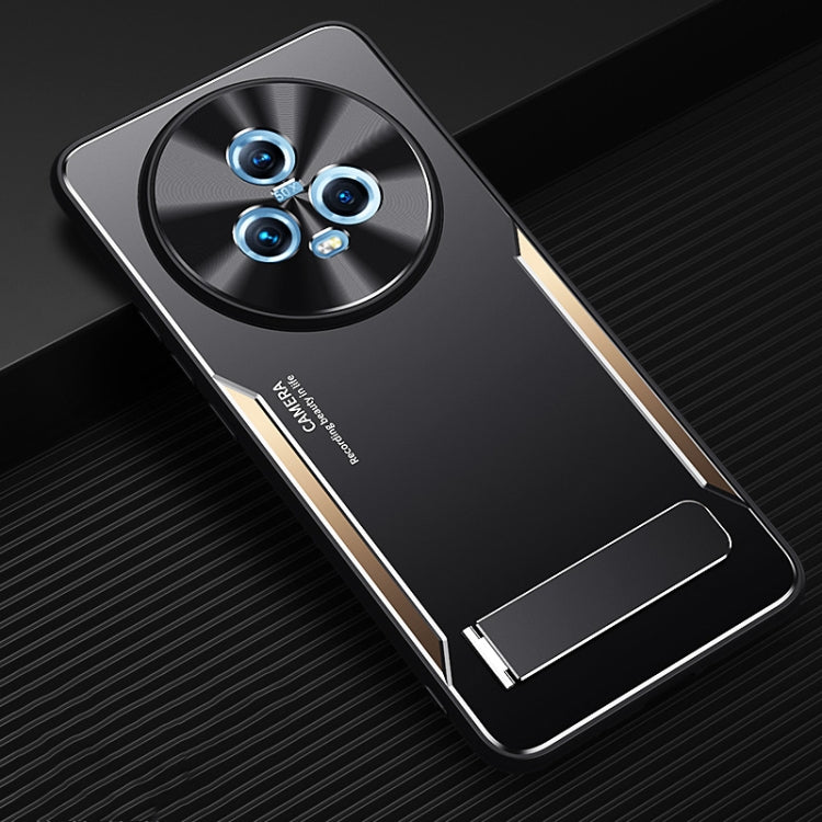 Blade Series TPU + Titanium Alloy Phone Case with Holder, For OPPO A1 Pro / A98, For Realme GT Neo5, For Honor Magic5 Pro, For Honor Magic5