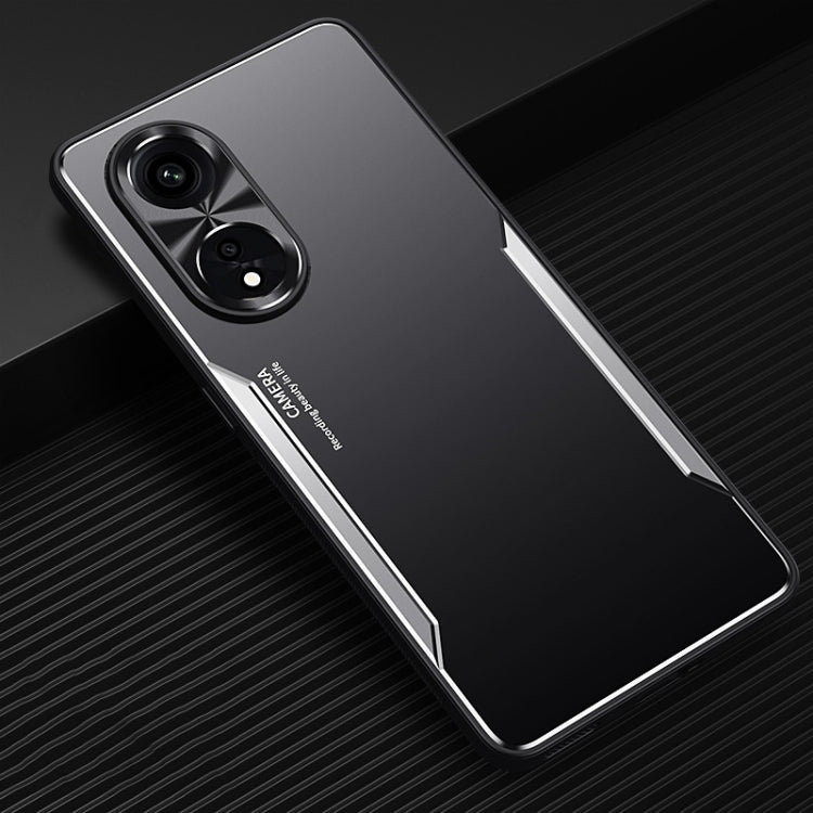 Blade Series TPU + Titanium Alloy Phone Case, For OPPO A1 Pro