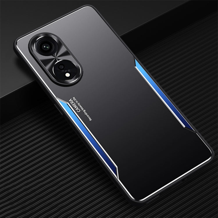 Blade Series TPU + Titanium Alloy Phone Case, For OPPO A1 Pro