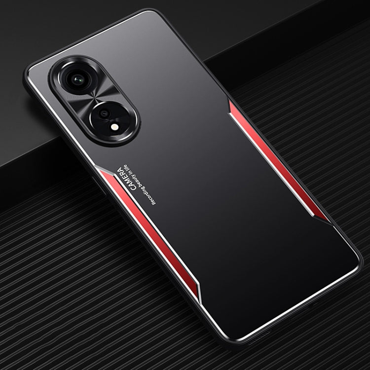 Blade Series TPU + Titanium Alloy Phone Case, For OPPO A1 Pro