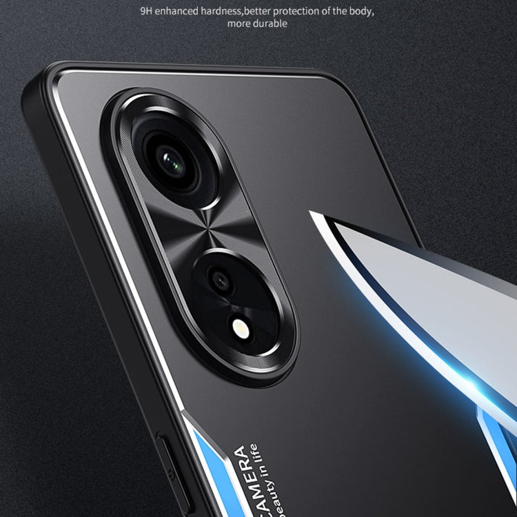 Blade Series TPU + Titanium Alloy Phone Case, For OPPO A1 Pro