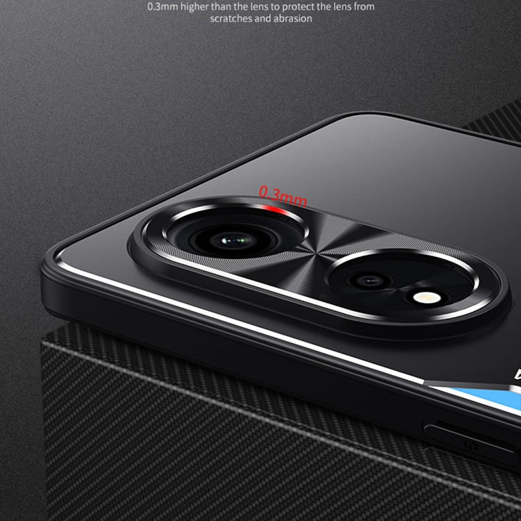 Blade Series TPU + Titanium Alloy Phone Case, For OPPO A1 Pro