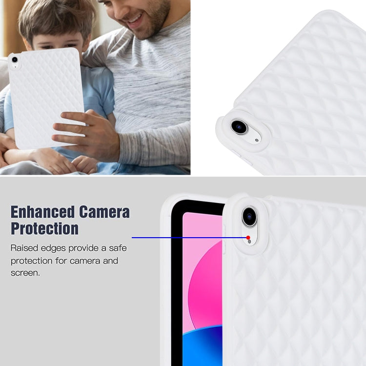 Rhombic TPU Tablet Case, For iPad mini 2024 / mini 6, For iPad mini 5 / 4, For iPad Air 5 10.9 / Air 4, For iPad Air 3 10.5, For iPad 10.2 2021 / 2020 / 2019, For iPad 9.7 2018 / 2017, For iPad 10th Gen 10.9 2022, For iPad Pro 11 2022 / 2021 / 2020
