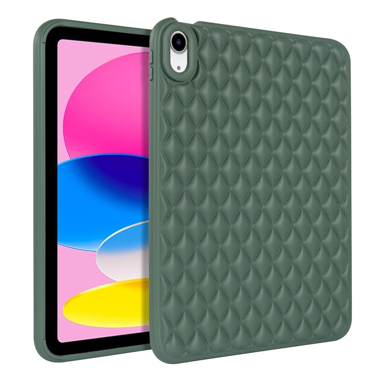 Rhombic TPU Tablet Case, For iPad mini 2024 / mini 6, For iPad mini 5 / 4, For iPad Air 5 10.9 / Air 4, For iPad Air 3 10.5, For iPad 10.2 2021 / 2020 / 2019, For iPad 9.7 2018 / 2017, For iPad 10th Gen 10.9 2022, For iPad Pro 11 2022 / 2021 / 2020