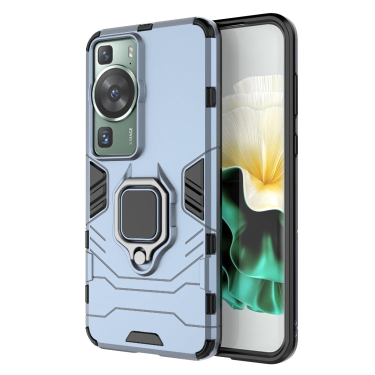 PC + TPU Shockproof Protective Phone Case with Magnetic Ring Holder, For Huawei P60