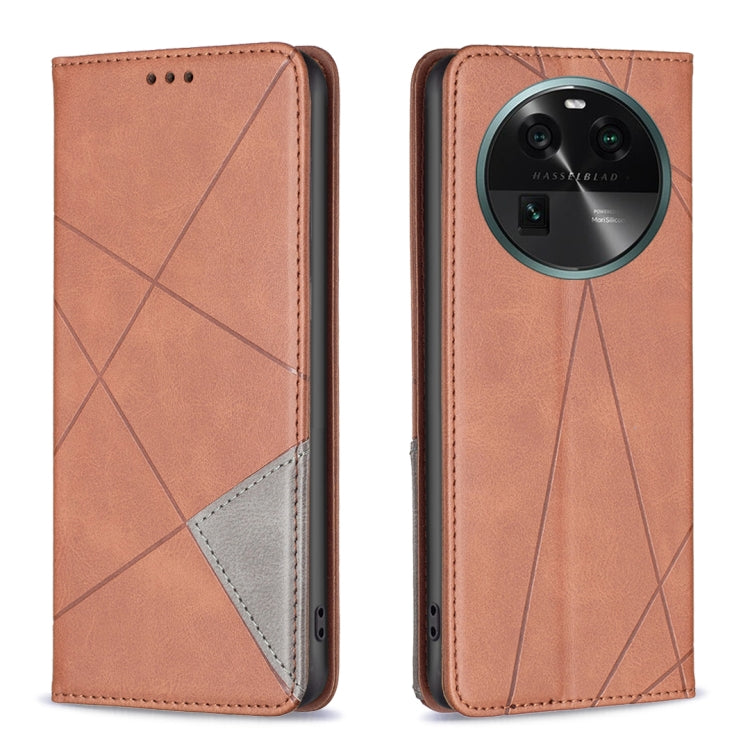 Prismatic Invisible Magnetic Leather Phone Case, For OPPO Find X6 5G, For OPPO Find X6 Pro 5G, For Realme C55, For Xiaomi Redmi Note 12 4G Global, For Samsung Galaxy A24 4G, For Samsung Galaxy M14 5G, For Nokia G22