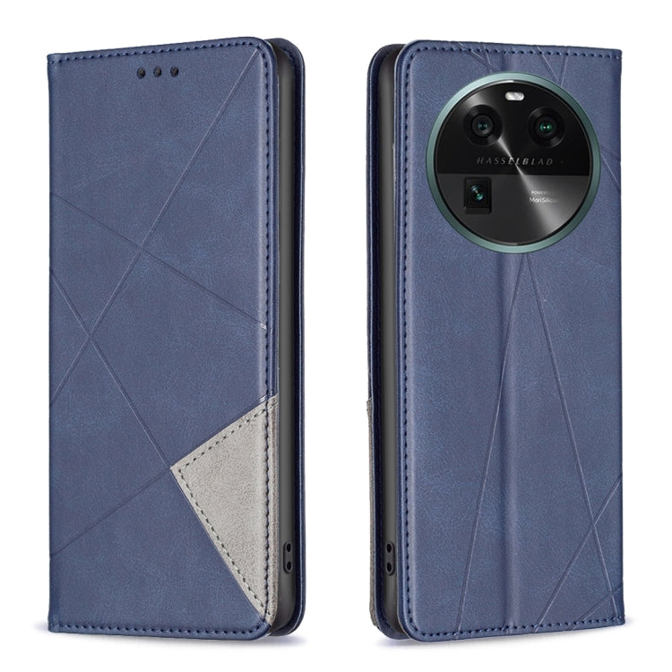 Prismatic Invisible Magnetic Leather Phone Case, For OPPO Find X6 5G, For OPPO Find X6 Pro 5G, For Realme C55, For Xiaomi Redmi Note 12 4G Global, For Samsung Galaxy A24 4G, For Samsung Galaxy M14 5G, For Nokia G22