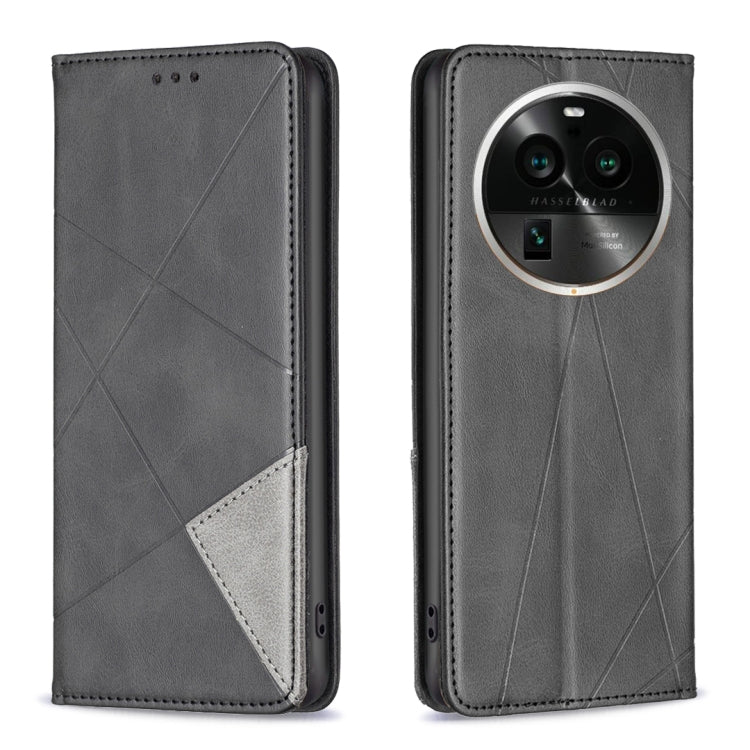 Prismatic Invisible Magnetic Leather Phone Case, For OPPO Find X6 5G, For OPPO Find X6 Pro 5G, For Realme C55, For Xiaomi Redmi Note 12 4G Global, For Samsung Galaxy A24 4G, For Samsung Galaxy M14 5G, For Nokia G22
