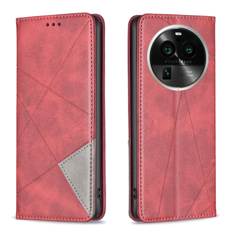 Prismatic Invisible Magnetic Leather Phone Case, For OPPO Find X6 5G, For OPPO Find X6 Pro 5G, For Realme C55, For Xiaomi Redmi Note 12 4G Global, For Samsung Galaxy A24 4G, For Samsung Galaxy M14 5G, For Nokia G22