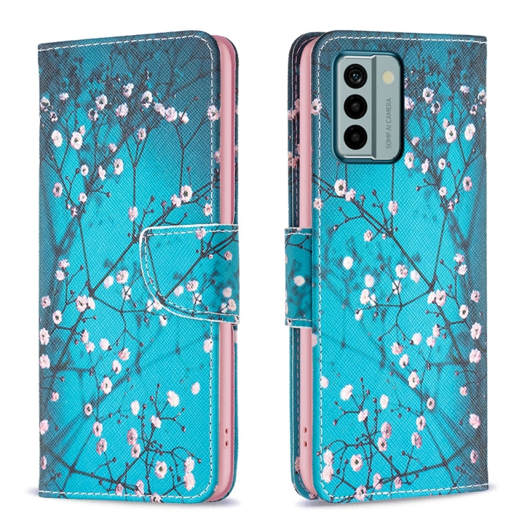 Colored Drawing Pattern Leather Phone Case, For Nokia G22