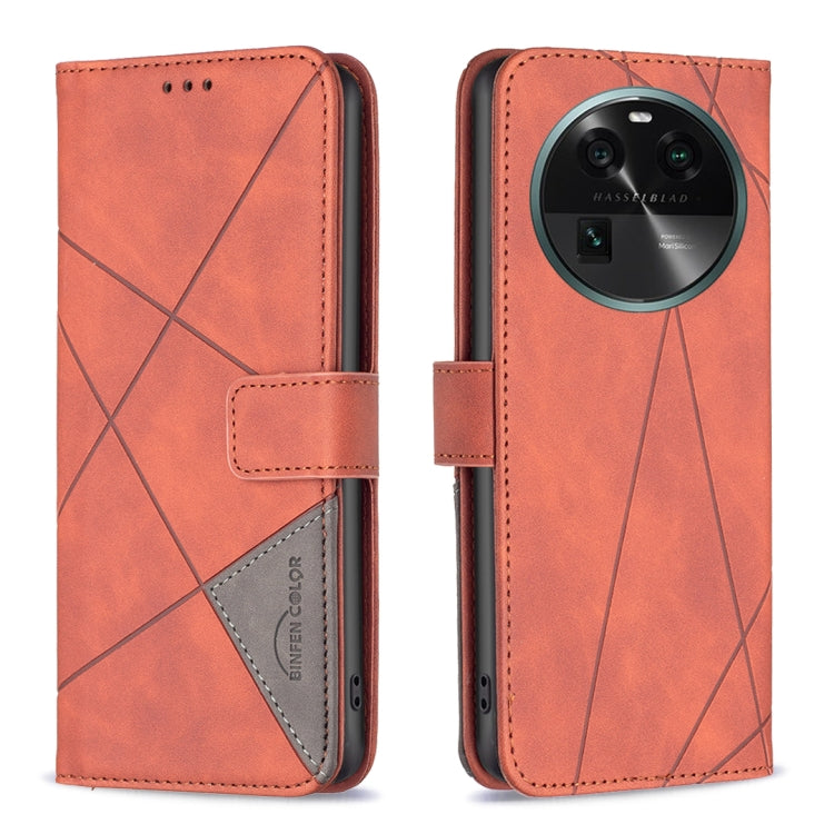Magnetic Buckle Rhombus Texture Leather Phone Case, For OPPO Find X6 5G, For OPPO Find X6 Pro 5G, For Realme C55, For Xiaomi Redmi Note 12 4G Global, For Samsung Galaxy A24 4G, For Samsung Galaxy M14 5G, For Nokia G22