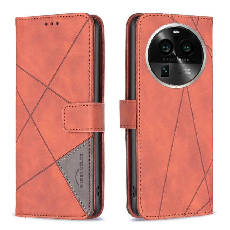 Magnetic Buckle Rhombus Texture Leather Phone Case, For OPPO Find X6 5G, For OPPO Find X6 Pro 5G, For Realme C55, For Xiaomi Redmi Note 12 4G Global, For Samsung Galaxy A24 4G, For Samsung Galaxy M14 5G, For Nokia G22