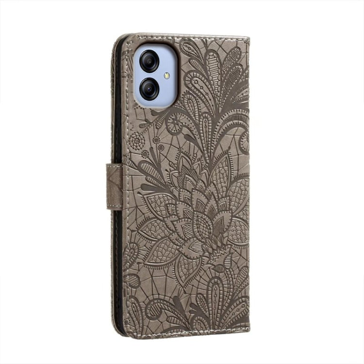 Lace Flower Embossing Flip Leather Phone Case, For Samsung Galaxy A04e, For Samsung Galaxy A14 4G, For Samsung Galaxy A24 5G, For Samsung Galaxy A34 5G, For Samsung Galaxy A54 5G, For Samsung Galaxy S23 5G, For Samsung Galaxy S23+ 5G                   ...