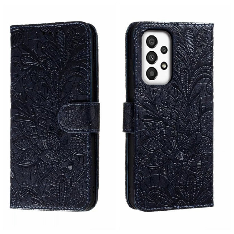 Lace Flower Embossing Flip Leather Phone Case, For Samsung Galaxy A04e, For Samsung Galaxy A14 4G, For Samsung Galaxy A24 5G, For Samsung Galaxy A34 5G, For Samsung Galaxy A54 5G, For Samsung Galaxy S23 5G, For Samsung Galaxy S23+ 5G                   ...