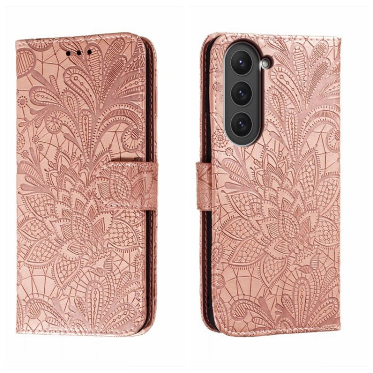 Lace Flower Embossing Flip Leather Phone Case, For Samsung Galaxy A04e, For Samsung Galaxy A14 4G, For Samsung Galaxy A24 5G, For Samsung Galaxy A34 5G, For Samsung Galaxy A54 5G, For Samsung Galaxy S23 5G, For Samsung Galaxy S23+ 5G                   ...