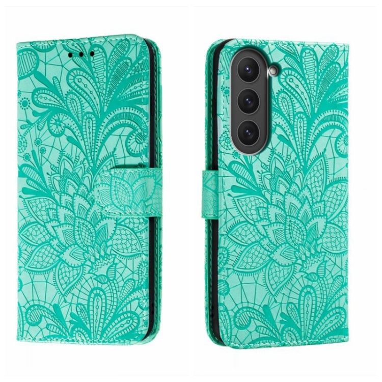 Lace Flower Embossing Flip Leather Phone Case, For Samsung Galaxy A04e, For Samsung Galaxy A14 4G, For Samsung Galaxy A24 5G, For Samsung Galaxy A34 5G, For Samsung Galaxy A54 5G, For Samsung Galaxy S23 5G, For Samsung Galaxy S23+ 5G                   ...