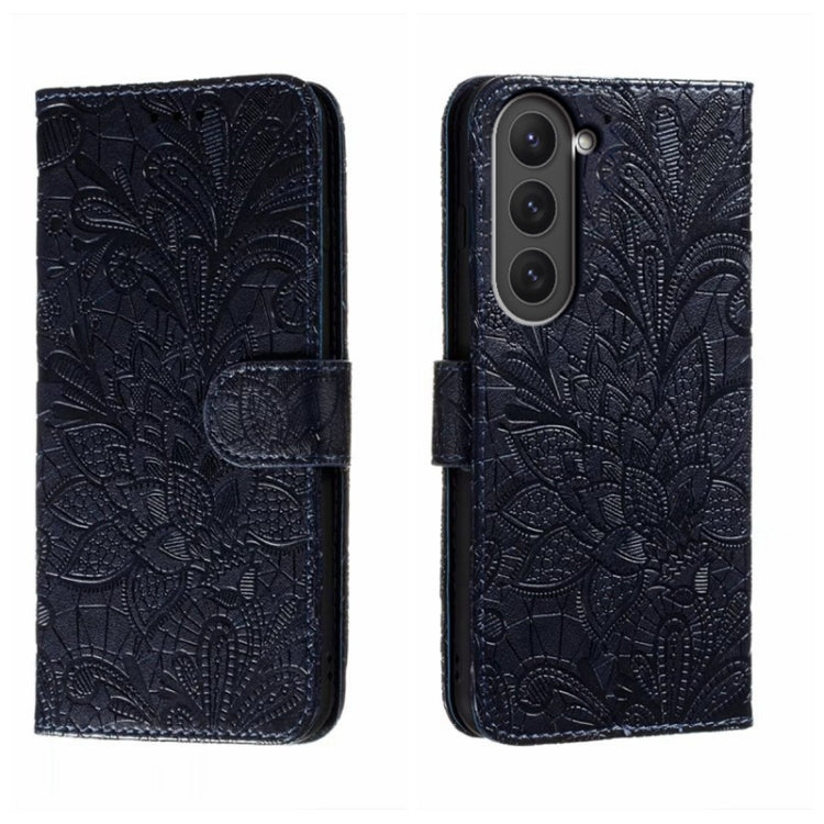 Lace Flower Embossing Flip Leather Phone Case, For Samsung Galaxy A04e, For Samsung Galaxy A14 4G, For Samsung Galaxy A24 5G, For Samsung Galaxy A34 5G, For Samsung Galaxy A54 5G, For Samsung Galaxy S23 5G, For Samsung Galaxy S23+ 5G                   ...