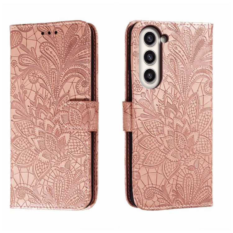 Lace Flower Embossing Flip Leather Phone Case, For Samsung Galaxy A04e, For Samsung Galaxy A14 4G, For Samsung Galaxy A24 5G, For Samsung Galaxy A34 5G, For Samsung Galaxy A54 5G, For Samsung Galaxy S23 5G, For Samsung Galaxy S23+ 5G                   ...