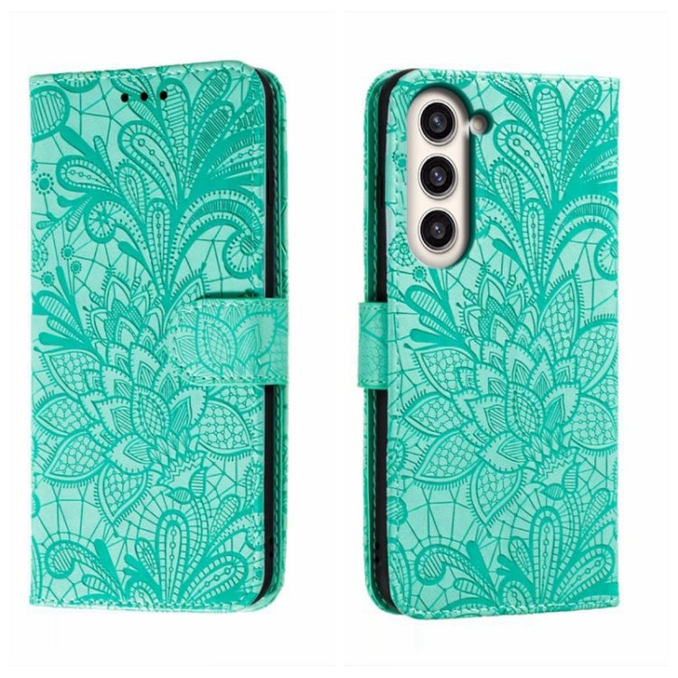 Lace Flower Embossing Flip Leather Phone Case, For Samsung Galaxy A04e, For Samsung Galaxy A14 4G, For Samsung Galaxy A24 5G, For Samsung Galaxy A34 5G, For Samsung Galaxy A54 5G, For Samsung Galaxy S23 5G, For Samsung Galaxy S23+ 5G                   ...