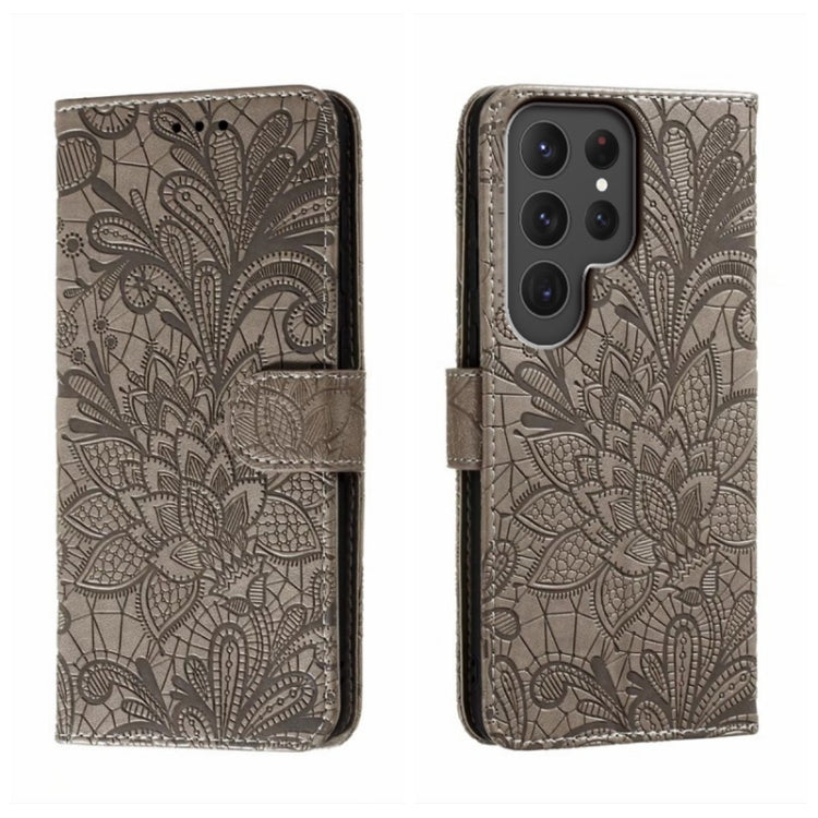 Lace Flower Embossing Flip Leather Phone Case, For Samsung Galaxy A04e, For Samsung Galaxy A14 4G, For Samsung Galaxy A24 5G, For Samsung Galaxy A34 5G, For Samsung Galaxy A54 5G, For Samsung Galaxy S23 5G, For Samsung Galaxy S23+ 5G                   ...