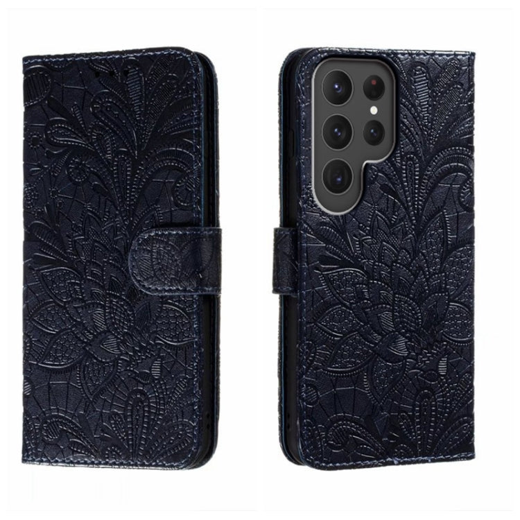 Lace Flower Embossing Flip Leather Phone Case, For Samsung Galaxy A04e, For Samsung Galaxy A14 4G, For Samsung Galaxy A24 5G, For Samsung Galaxy A34 5G, For Samsung Galaxy A54 5G, For Samsung Galaxy S23 5G, For Samsung Galaxy S23+ 5G                   ...