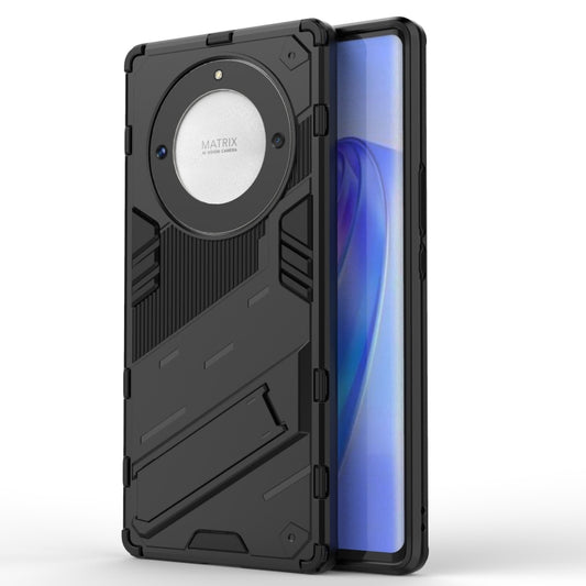 Punk Armor PC + TPU Phone Case with Holder, For Honor X9a/X40 5G/Magic5 Lite