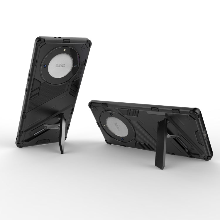 Punk Armor PC + TPU Phone Case with Holder, For Honor X9a/X40 5G/Magic5 Lite