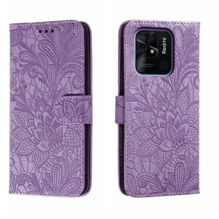 Lace Flower Embossing Flip Leather Phone Case, For Xiaomi Redmi 10C, For Xiaomi Redmi 12C, For Xiaomi Redmi A1, For Xiaomi Redmi K50 Ultra, For Xiaomi Redmi K60, For Xiaomi Redmi Note 12 5G Global, For Xiaomi Redmi Note 12 Pro, For Xiaomi 12 Lite