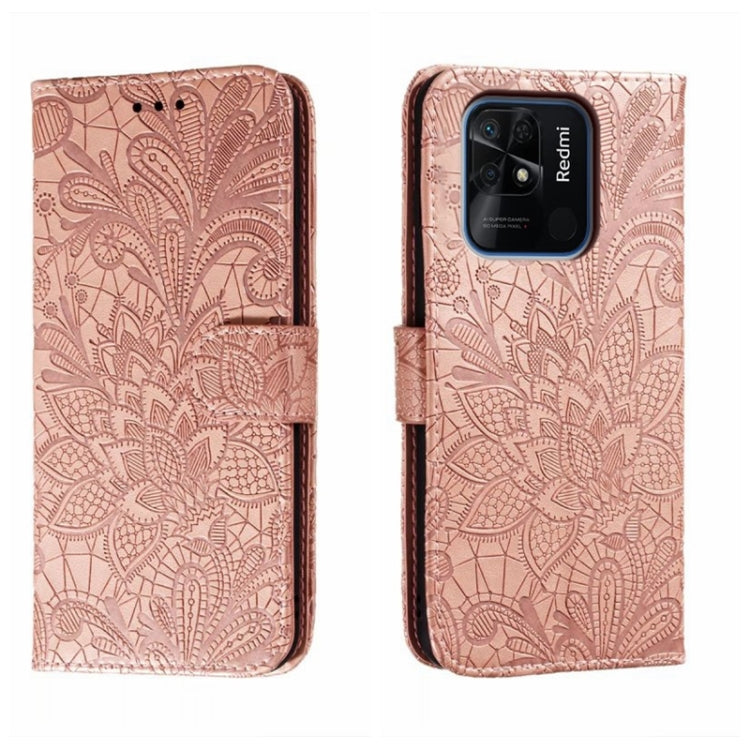 Lace Flower Embossing Flip Leather Phone Case, For Xiaomi Redmi 10C, For Xiaomi Redmi 12C, For Xiaomi Redmi A1, For Xiaomi Redmi K50 Ultra, For Xiaomi Redmi K60, For Xiaomi Redmi Note 12 5G Global, For Xiaomi Redmi Note 12 Pro, For Xiaomi 12 Lite
