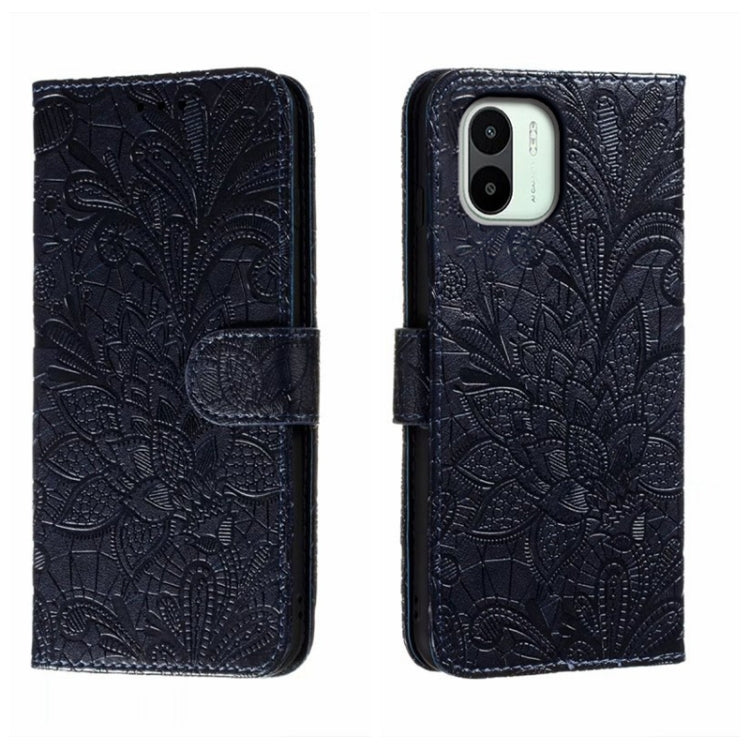 Lace Flower Embossing Flip Leather Phone Case, For Xiaomi Redmi 10C, For Xiaomi Redmi 12C, For Xiaomi Redmi A1, For Xiaomi Redmi K50 Ultra, For Xiaomi Redmi K60, For Xiaomi Redmi Note 12 5G Global, For Xiaomi Redmi Note 12 Pro, For Xiaomi 12 Lite