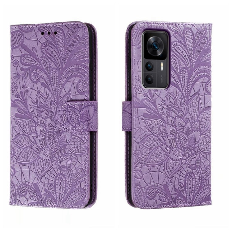 Lace Flower Embossing Flip Leather Phone Case, For Xiaomi Redmi 10C, For Xiaomi Redmi 12C, For Xiaomi Redmi A1, For Xiaomi Redmi K50 Ultra, For Xiaomi Redmi K60, For Xiaomi Redmi Note 12 5G Global, For Xiaomi Redmi Note 12 Pro, For Xiaomi 12 Lite