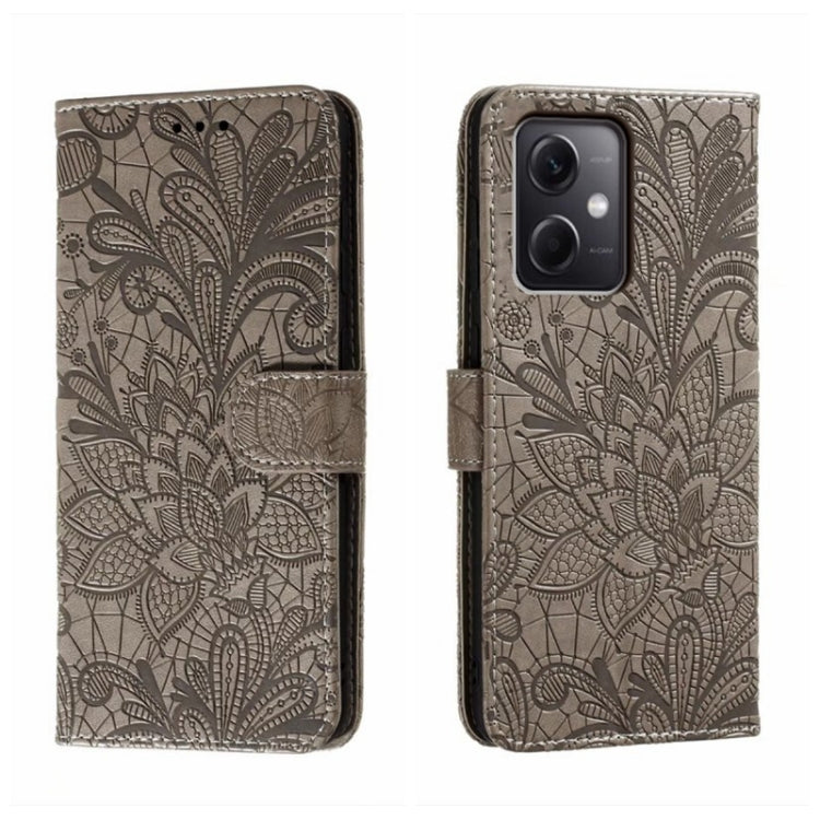 Lace Flower Embossing Flip Leather Phone Case, For Xiaomi Redmi 10C, For Xiaomi Redmi 12C, For Xiaomi Redmi A1, For Xiaomi Redmi K50 Ultra, For Xiaomi Redmi K60, For Xiaomi Redmi Note 12 5G Global, For Xiaomi Redmi Note 12 Pro, For Xiaomi 12 Lite