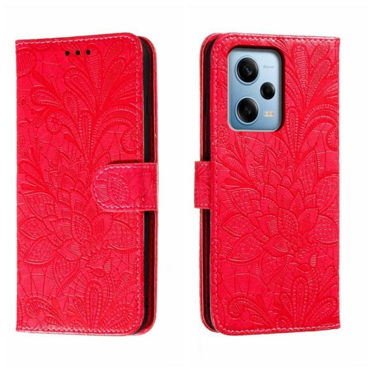 Lace Flower Embossing Flip Leather Phone Case, For Xiaomi Redmi 10C, For Xiaomi Redmi 12C, For Xiaomi Redmi A1, For Xiaomi Redmi K50 Ultra, For Xiaomi Redmi K60, For Xiaomi Redmi Note 12 5G Global, For Xiaomi Redmi Note 12 Pro, For Xiaomi 12 Lite