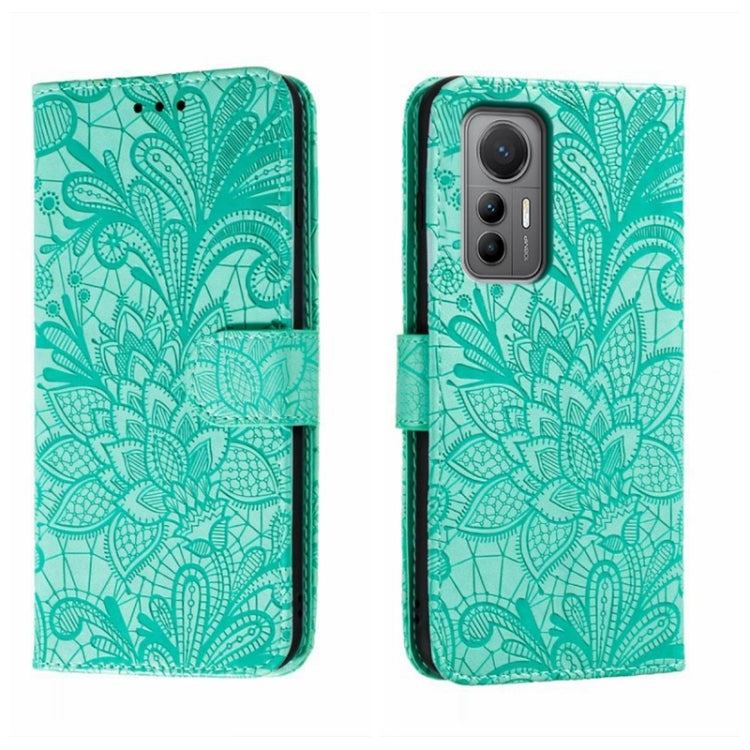 Lace Flower Embossing Flip Leather Phone Case, For Xiaomi Redmi 10C, For Xiaomi Redmi 12C, For Xiaomi Redmi A1, For Xiaomi Redmi K50 Ultra, For Xiaomi Redmi K60, For Xiaomi Redmi Note 12 5G Global, For Xiaomi Redmi Note 12 Pro, For Xiaomi 12 Lite