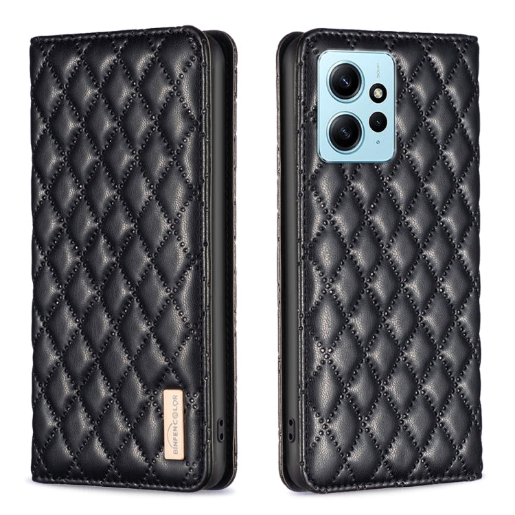 Diamond Lattice Magnetic Leather Flip Phone Case, For Xiaomi Redmi Note 12 4G Global, For Nokia G22, For Samsung Galaxy A24 4G, For Samsung Galaxy M14 5G