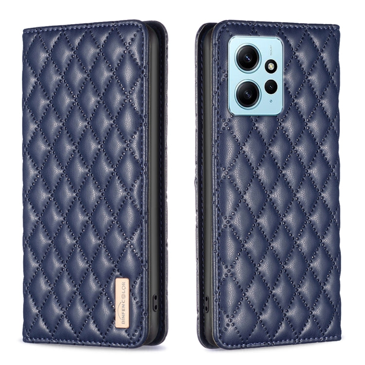 Diamond Lattice Magnetic Leather Flip Phone Case, For Xiaomi Redmi Note 12 4G Global, For Nokia G22, For Samsung Galaxy A24 4G, For Samsung Galaxy M14 5G