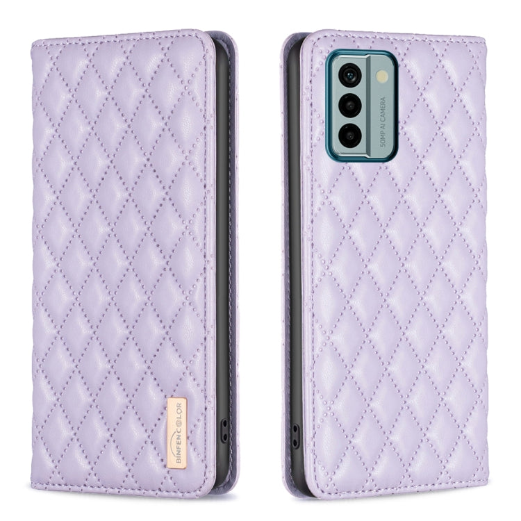 Diamond Lattice Magnetic Leather Flip Phone Case, For Xiaomi Redmi Note 12 4G Global, For Nokia G22, For Samsung Galaxy A24 4G, For Samsung Galaxy M14 5G